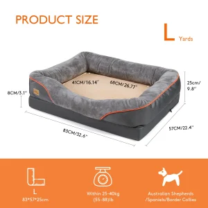 Soft, Anti Allergy, Removable Cover, Dog Bed