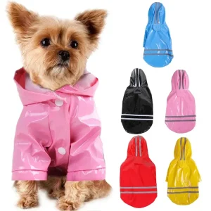Puppy-Dogs-Cats S-XL Hoody Waterproof Raincoat