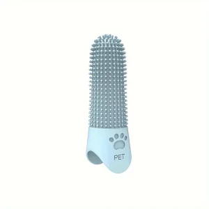 Soft Silicone 360° Finger Toothbrush for Dogs Cats