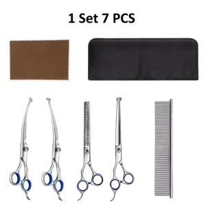 Professional Dog Grooming Scissors Set