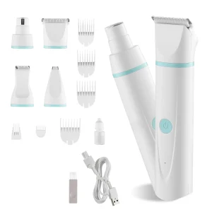 4 in 1 Dog Clippers for Grooming Rechargeable
