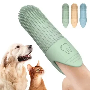 Food Grade Silicone Finger Toothbrush for Dogs