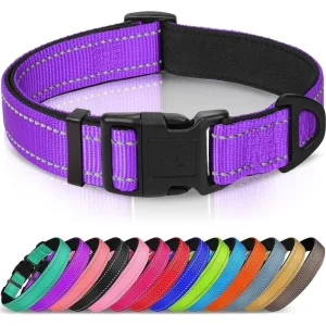 Reflective Padded Neoprene Dog Collar