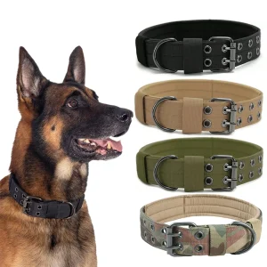 Tactical Dog Collar 1pc Durable Nylon